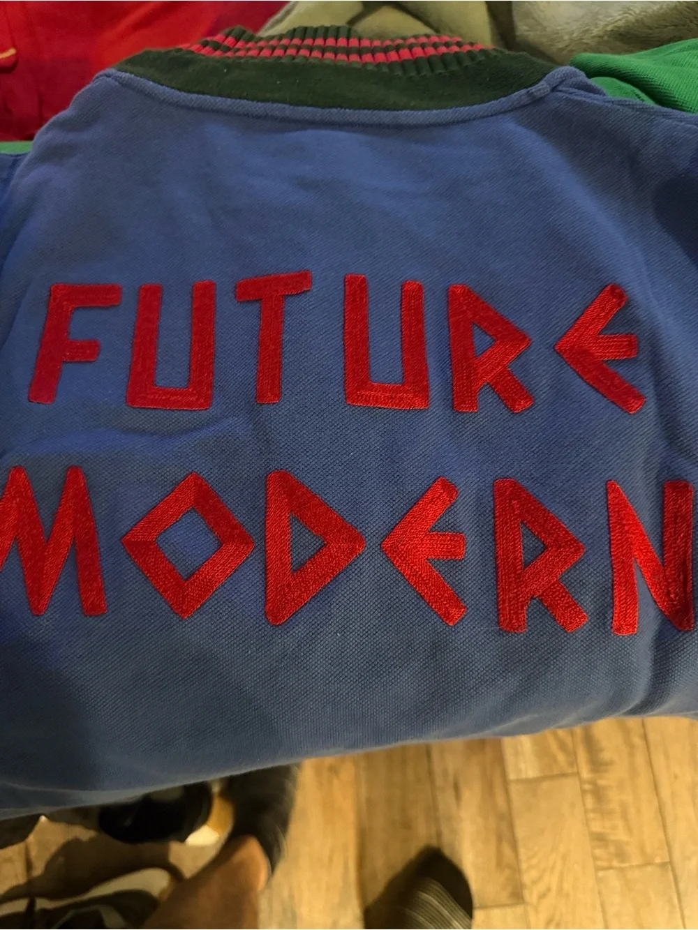 Gucci Blue Crewneck Sweatshirt polo